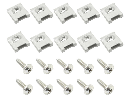 Universal Screw Pan Kit 10g - 16 X 3/4" U Nuts - BS0006