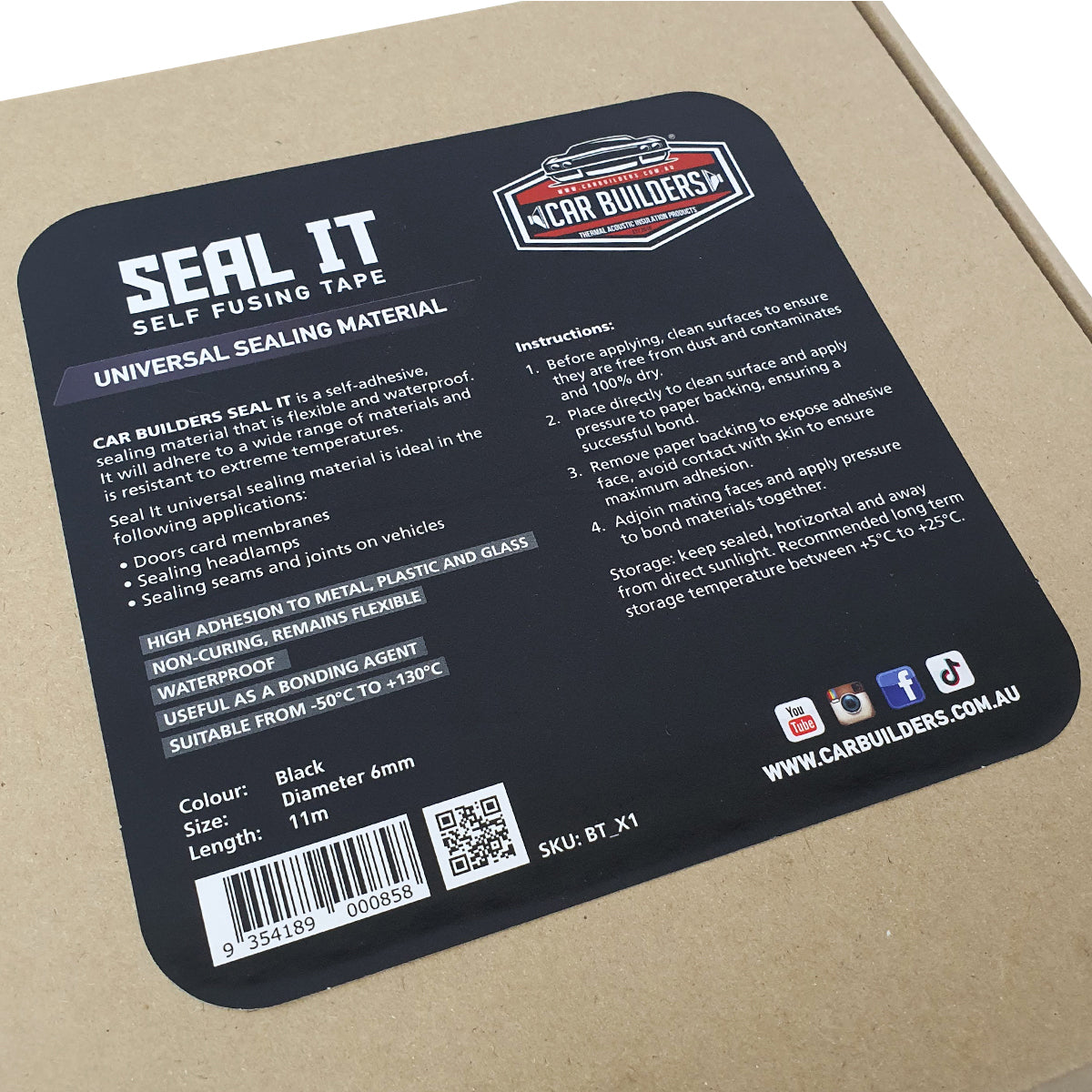 Car Builders Seal It Butyl Tape – BT