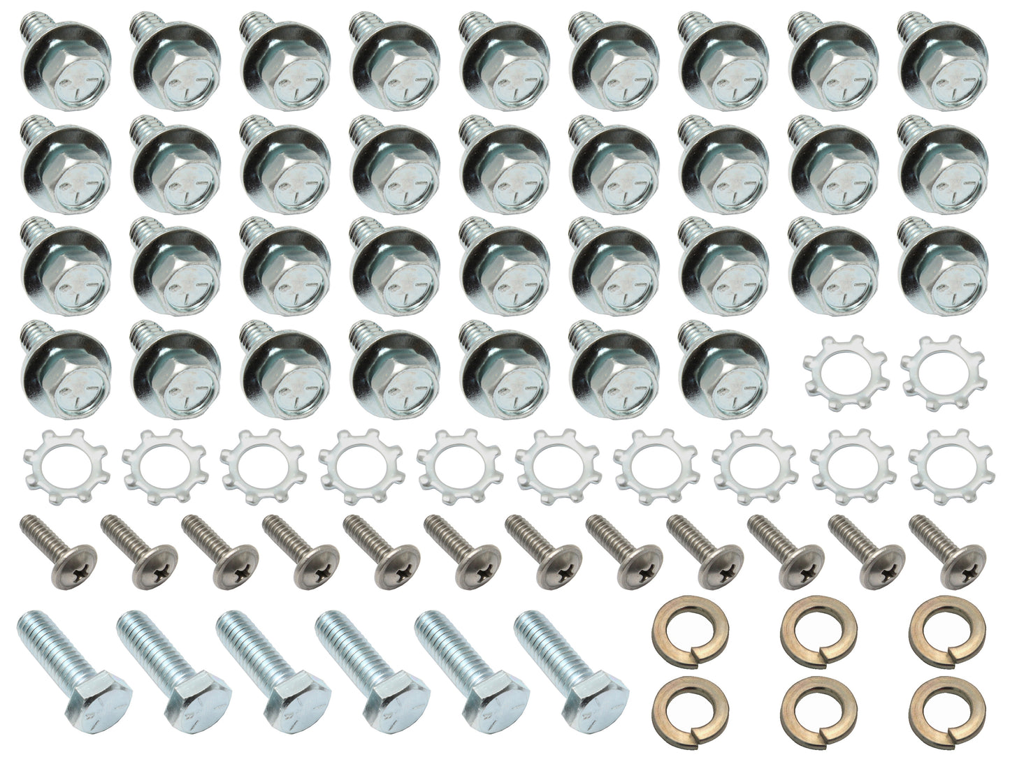 Front Panel & Fender Bolt & Screw Kit HQ HJ HX HZ - CBM1000J