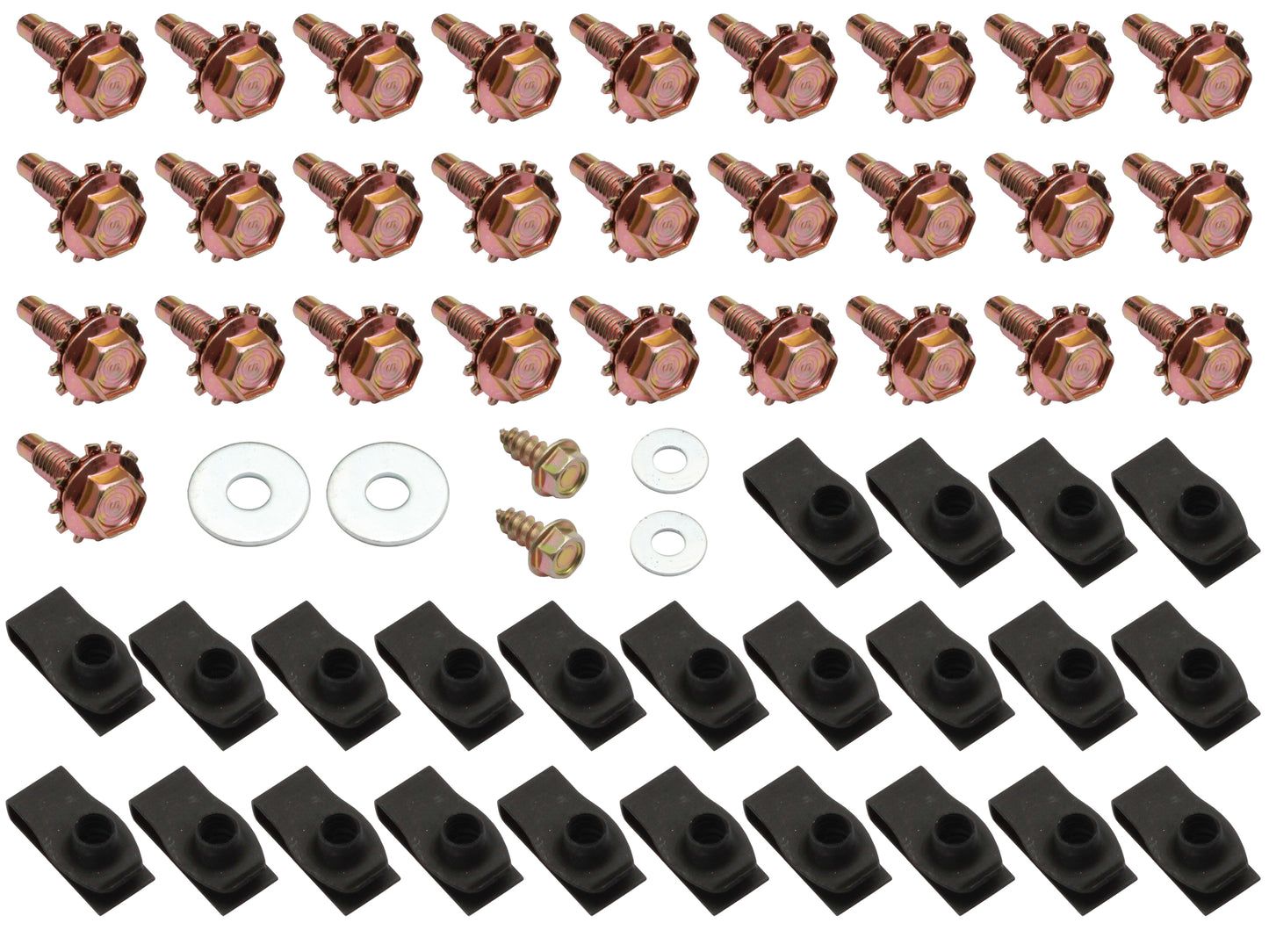 Fender Mounting Bolt Nut Kit XR XT XW XY ZA ZB ZC ZD 2 Guards - CBM2000