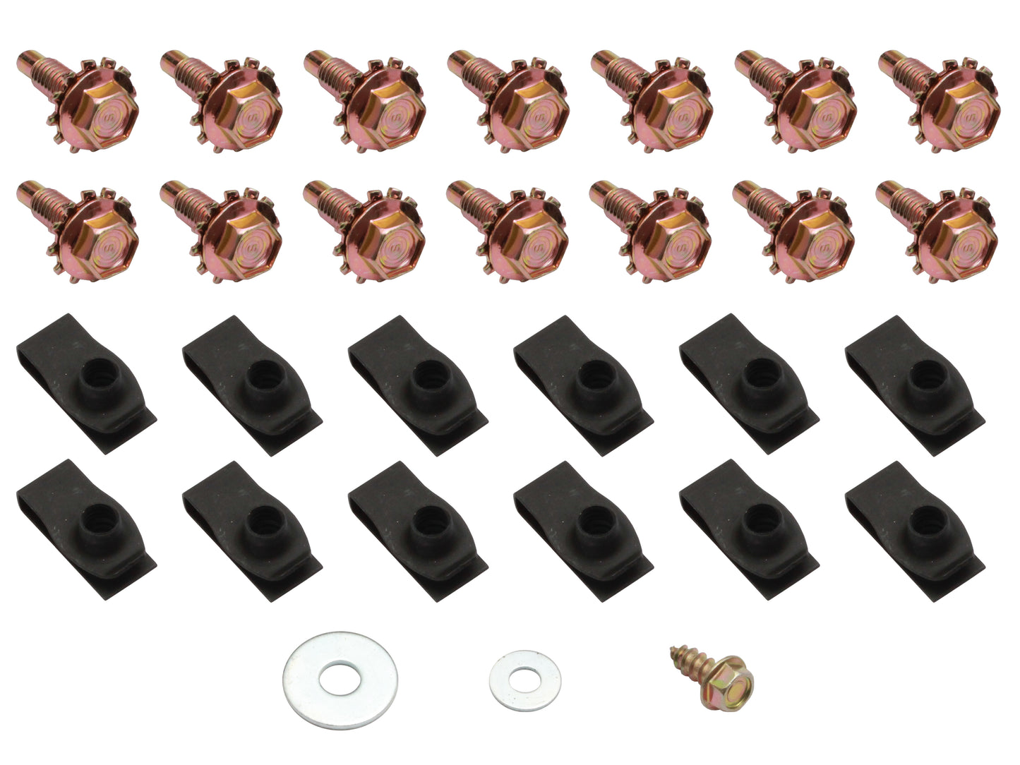 Fender Mounting Bolt Kit XR XT XW XY ZA ZB ZC ZD (1 Guard) - CBM2000B