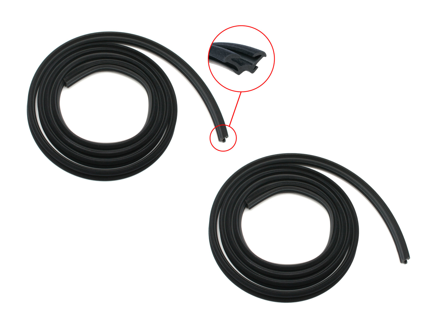 Door Rubber Kit VB VC VH Commodore Front Sedan SLE - DRKVB4