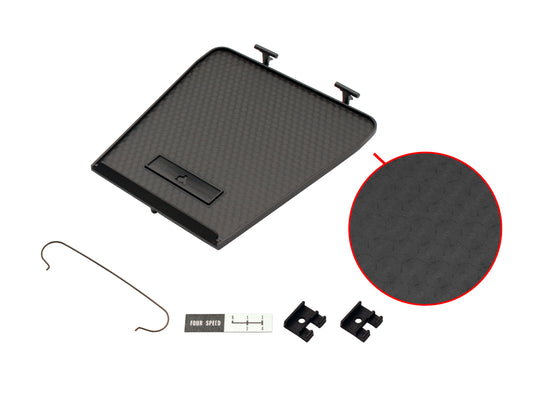 Console Lid Suit HQ HJ LH SLR LX Black With Hinges - CL1001