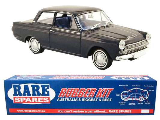 Body Rubber Kit Cortina 62-66 Mk1 2 Door Fixed Rear Quarter - CORT2