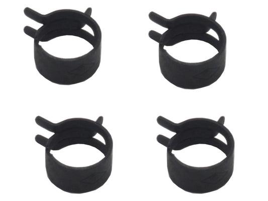 Hose Clamp Kit (Spring Steel) 9/16"OD (Black) 4p - CS0001