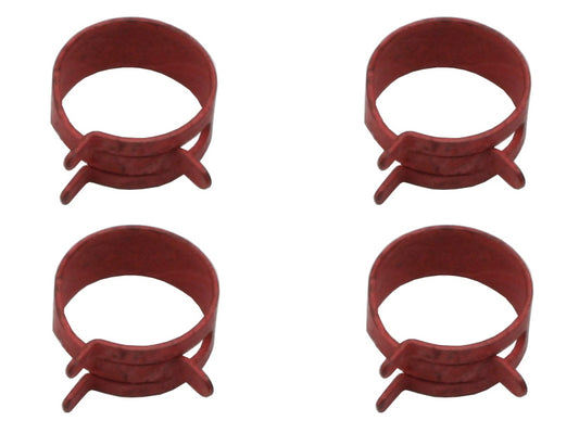 Hose Clamp Kit (Spring Steel) 11/16" (Red)(4 Pcs - CS0012