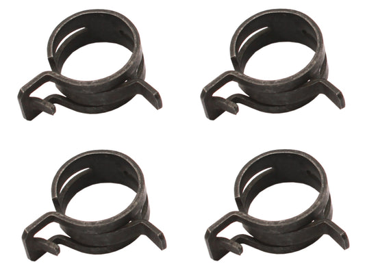 Hose Clamp Kit (Spring Steel) 21-25mm OD (Blk) 4pc - CS0014