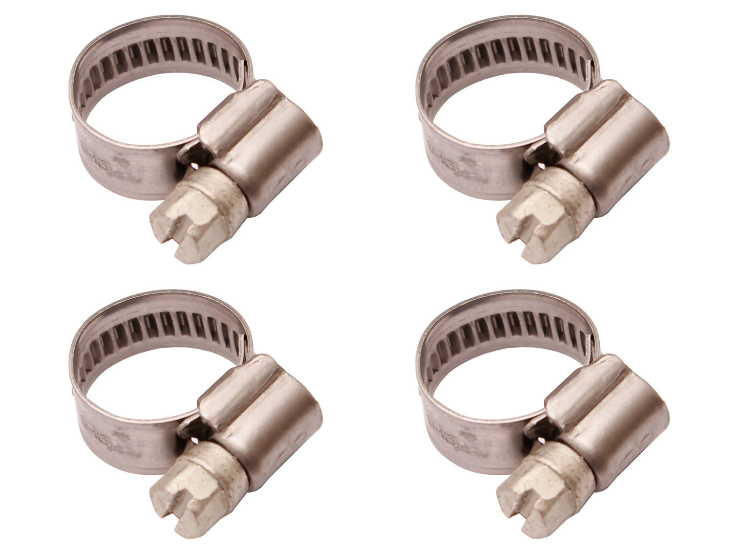 Hose Clamp Kit Worm Drive W:9 D:8 - 16mm (4) - CS1116
