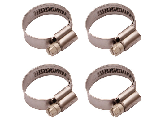 Hose Clamp Kit Worm Drive W:12 D:20 - 32mm (4) - CS1132