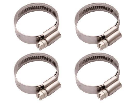 Hose Clamp Kit Worm Drive W:12 D:25 - 40mm (4) - CS1140