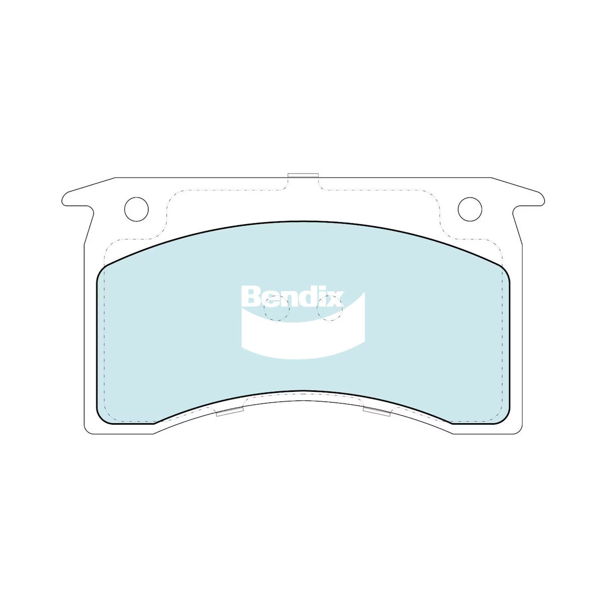 Bendix GCT Front Disc Brake Pads (PBR Alloy Caliper)Holden HX HZ / Valiant CL CM  - DB1029