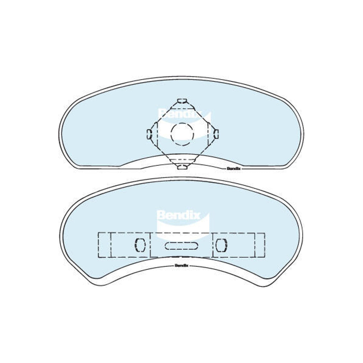 Bendix GCT Rear Disc Brake Pads (Girlock Alloy Caliper)Holden HZ WB LX UC  - DB1032