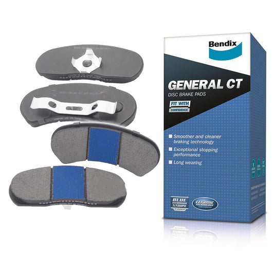 Bendix GCT Rear Disc Brake Pads (PBR Caliper) Ford XA XB XC XD ZG ZH ZJ / Holden HZ WB - DB1046