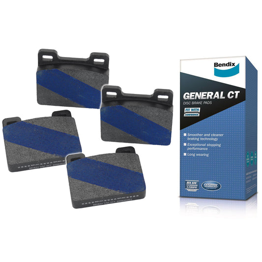 Bendix GCT Front Disc Brake Pads (PBR Caliper) Ford XP XR XT ZA ZB / Valiant VC VE VF - DB1-BENDIX