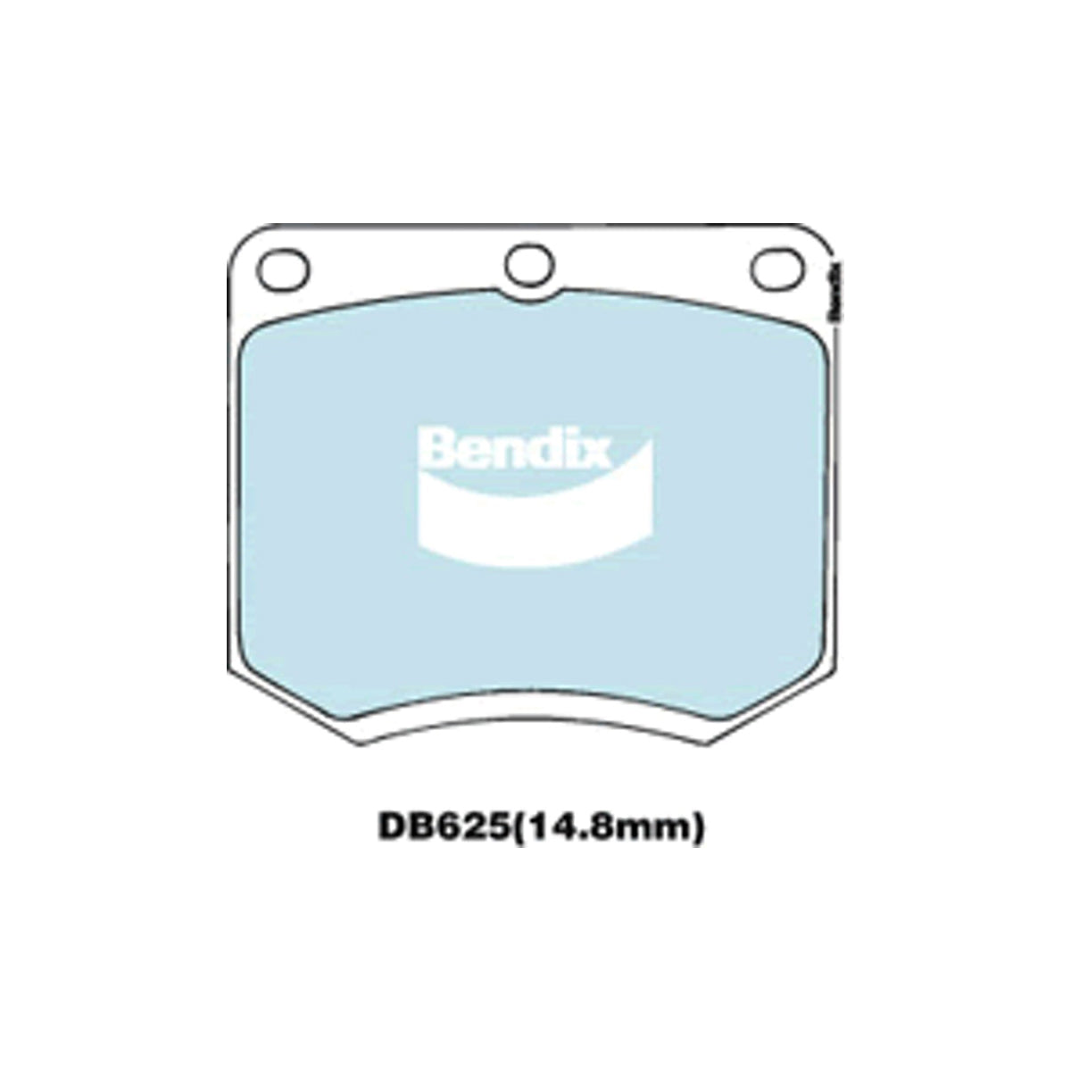 Bendix GCT Front Disc Brake Pads (Girling 16M Caliper) Holden HK HT HG LC LJ / Ford XP XR XT ZA ZB - DB625