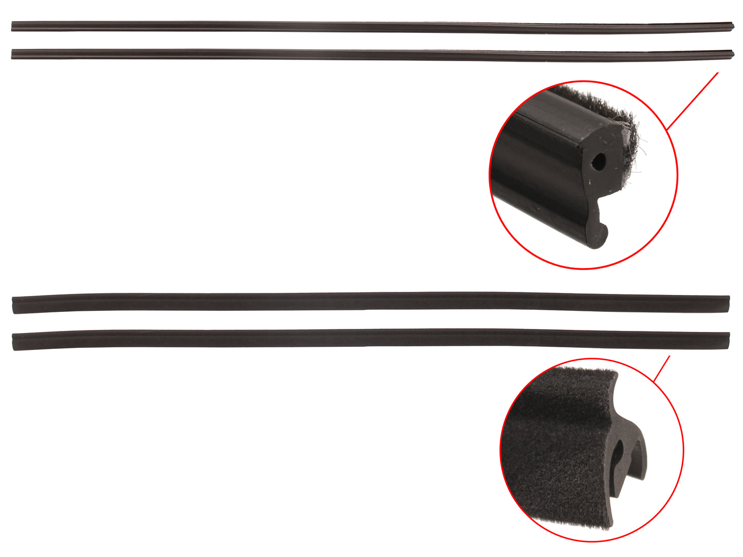 Door Belt Kit Capri 1970-1973 Mk1 Coupe - DBKCAP1