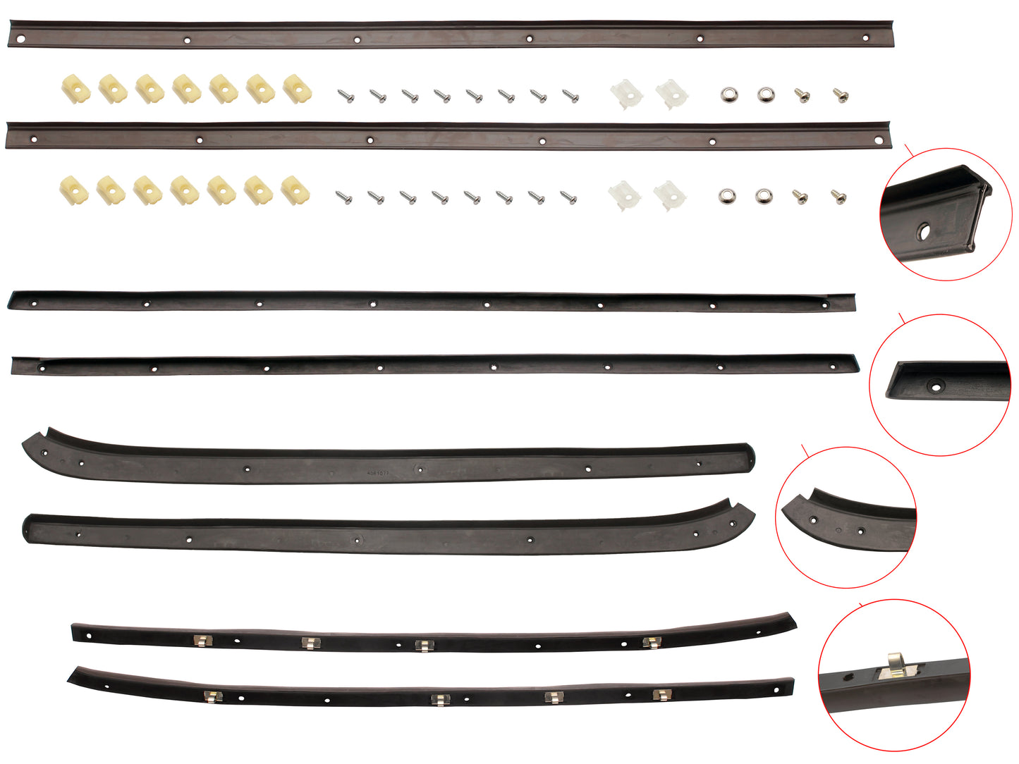 Door Belt Kit HK HT HG Monaro - DBKHKTG3