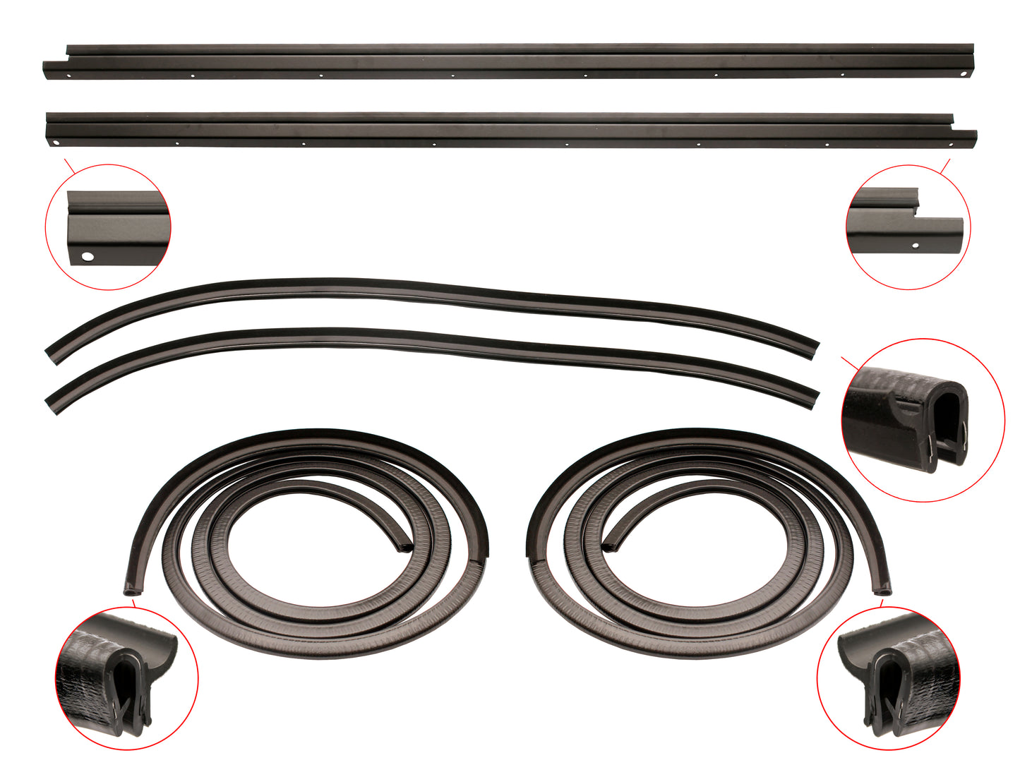 Door Belt Kit HQ HJ HX Monaro Coupe - DBKHQ3