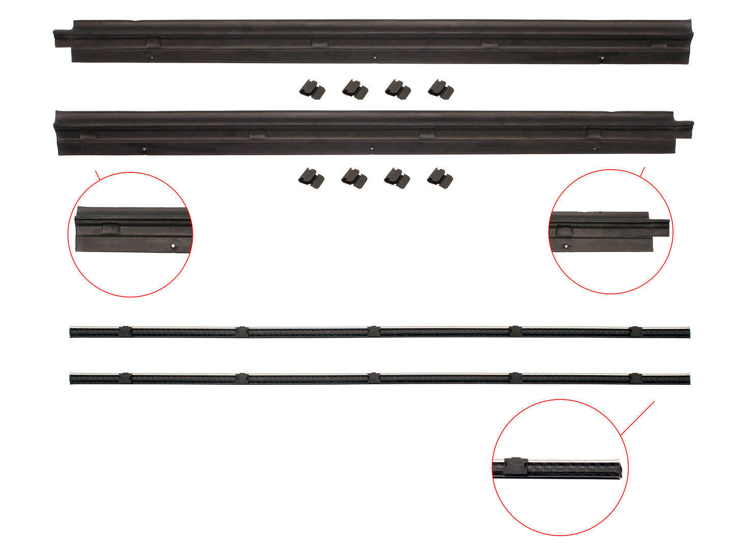 Door Belt Kit LC LJ Coupe - DBKLCLJ2