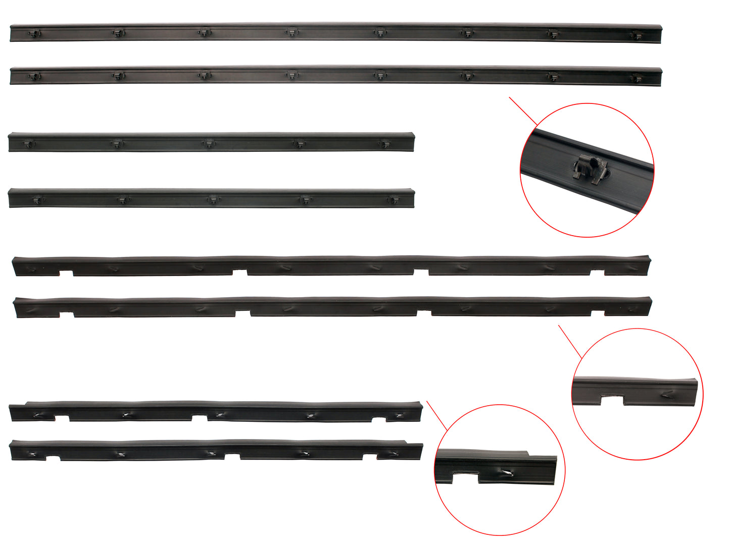 Door Belt Kit LH LX Sedan SL & SLR - DBKLHLX2