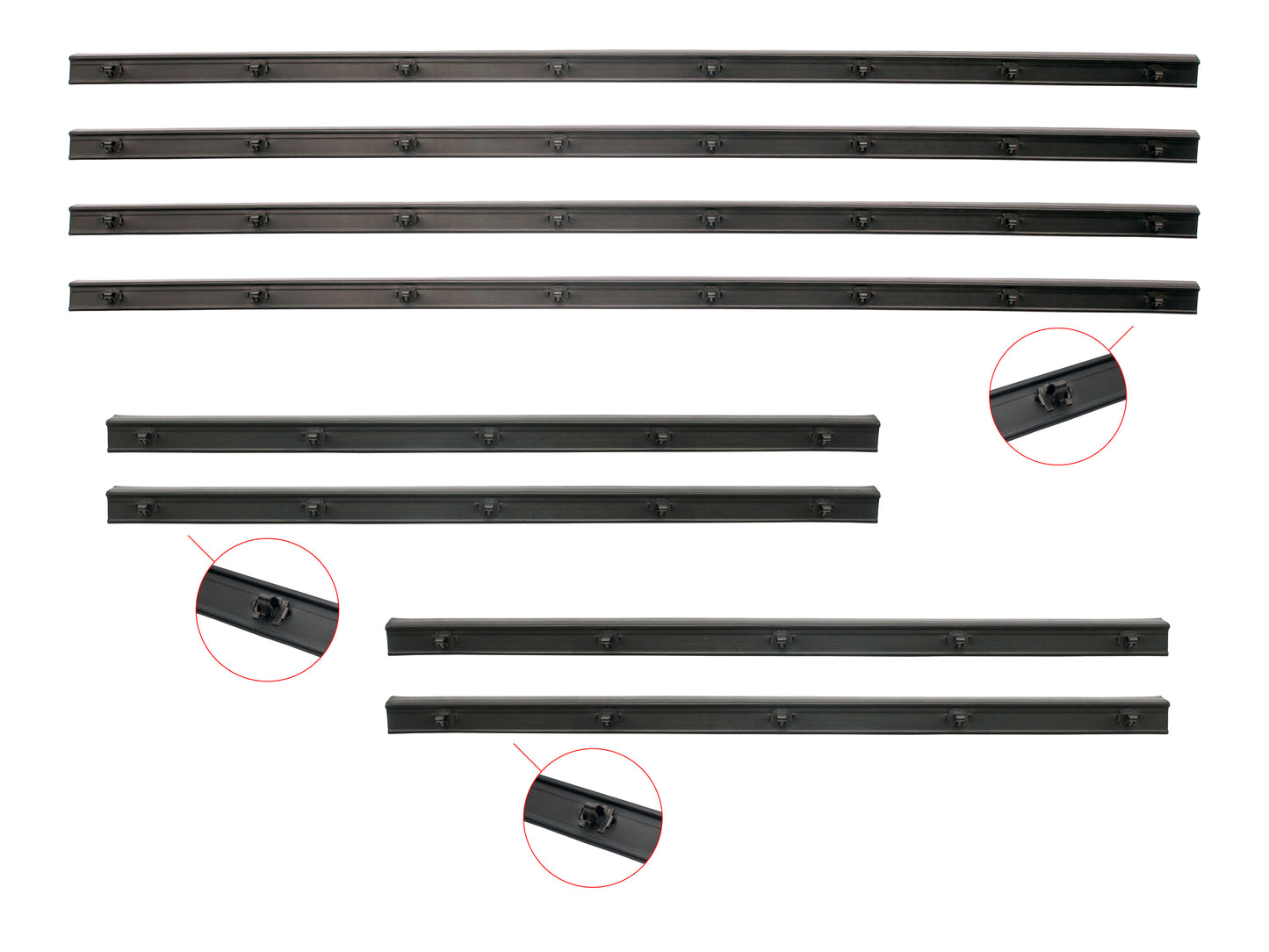 Door Belt Kit LH LX UC Sedan (Excluding SL & SLR) - DBKLHUC1