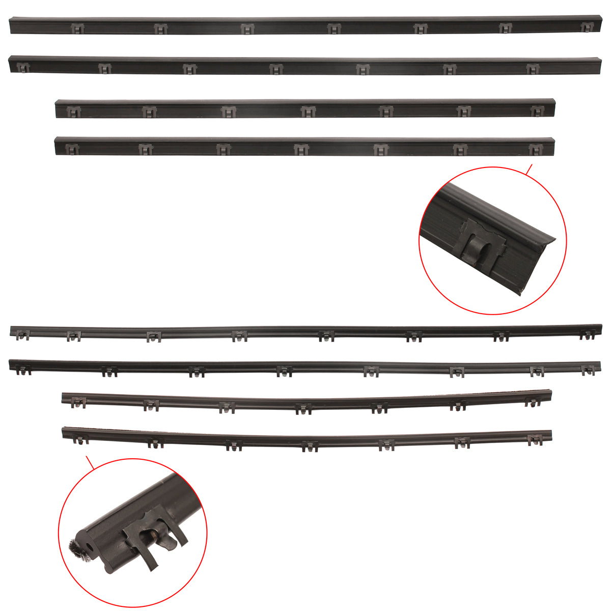 Door Belt Kit Valiant VE VF VG VIP No Quarter Vent - DBKVEFG2