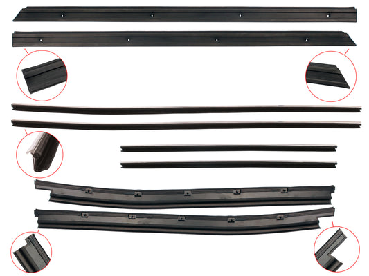 Door Belt Kit XA XB XC Coupe - DBKXAXC2