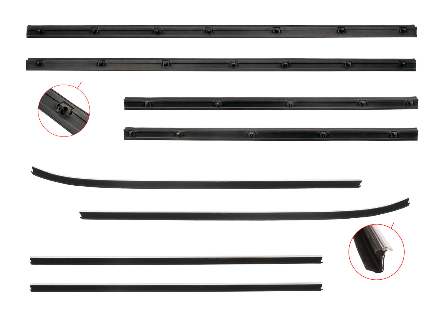 Door Belt Kit XC ZH Sedan Wagon - DBKXC1