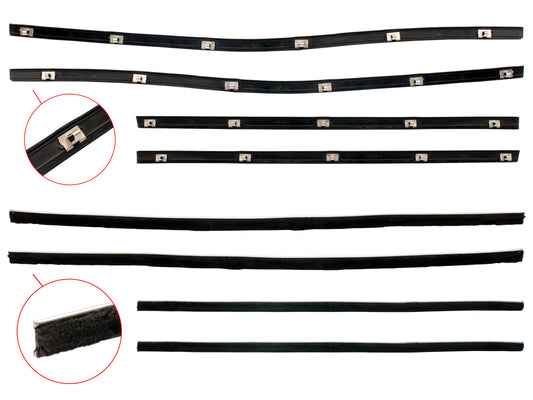 Door Belt Kit XR XT XW XY ZA ZB ZC ZD Sedan Wagon - DBKXRXY1