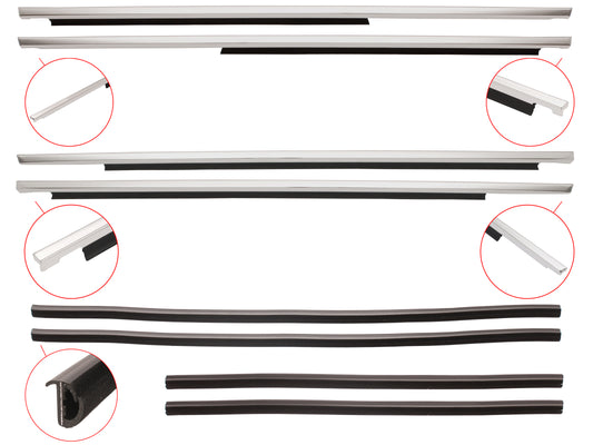 Door Belt & Moulding Kit Complete VB All, VC VH Sedan Wagon Excluding SS & SLE - DBMKVB2