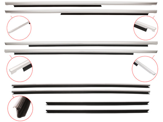 Door Belt & Moulding Kit Complete VC VH Sedan SLE - DBMKVC1