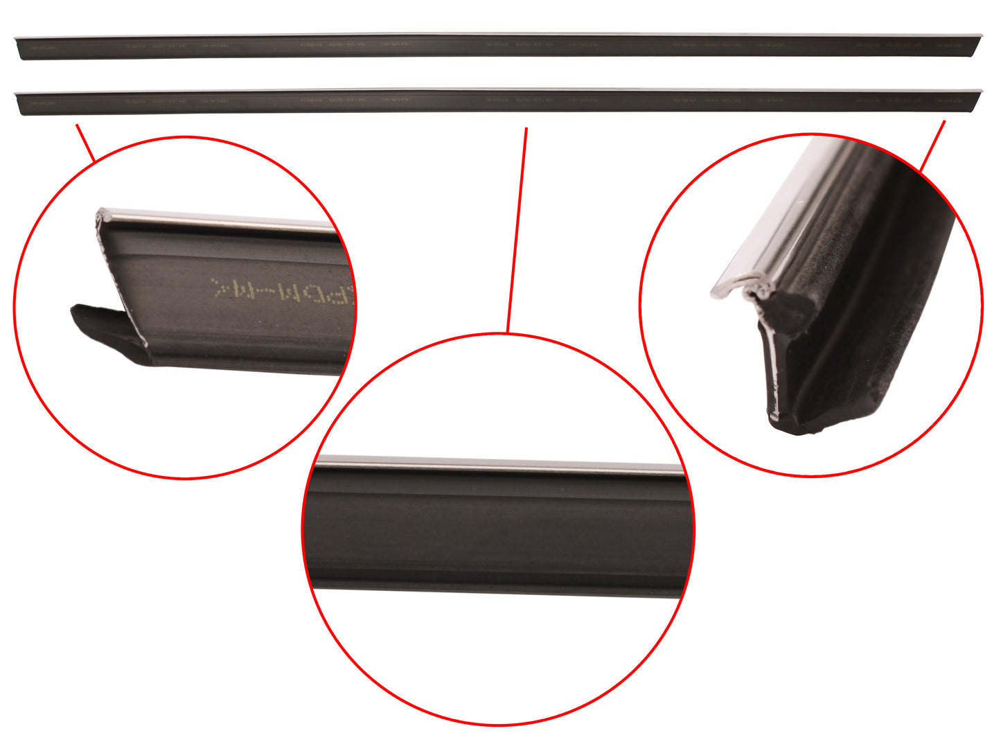 Door Belt & Moulding Kit Complete VC VH Sedan SLE - DBMKVC1