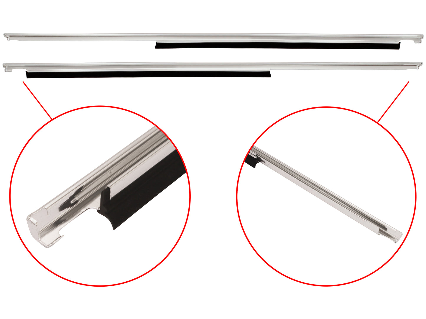 Door Belt & Moulding Kit Outer VB VC VH Commodore Sedan Wagon - DBMKVB3