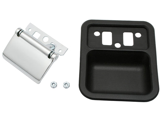 Door Handle Inner Kit XT XW XY ZB-ZD RH Black Bucket - DH2000A