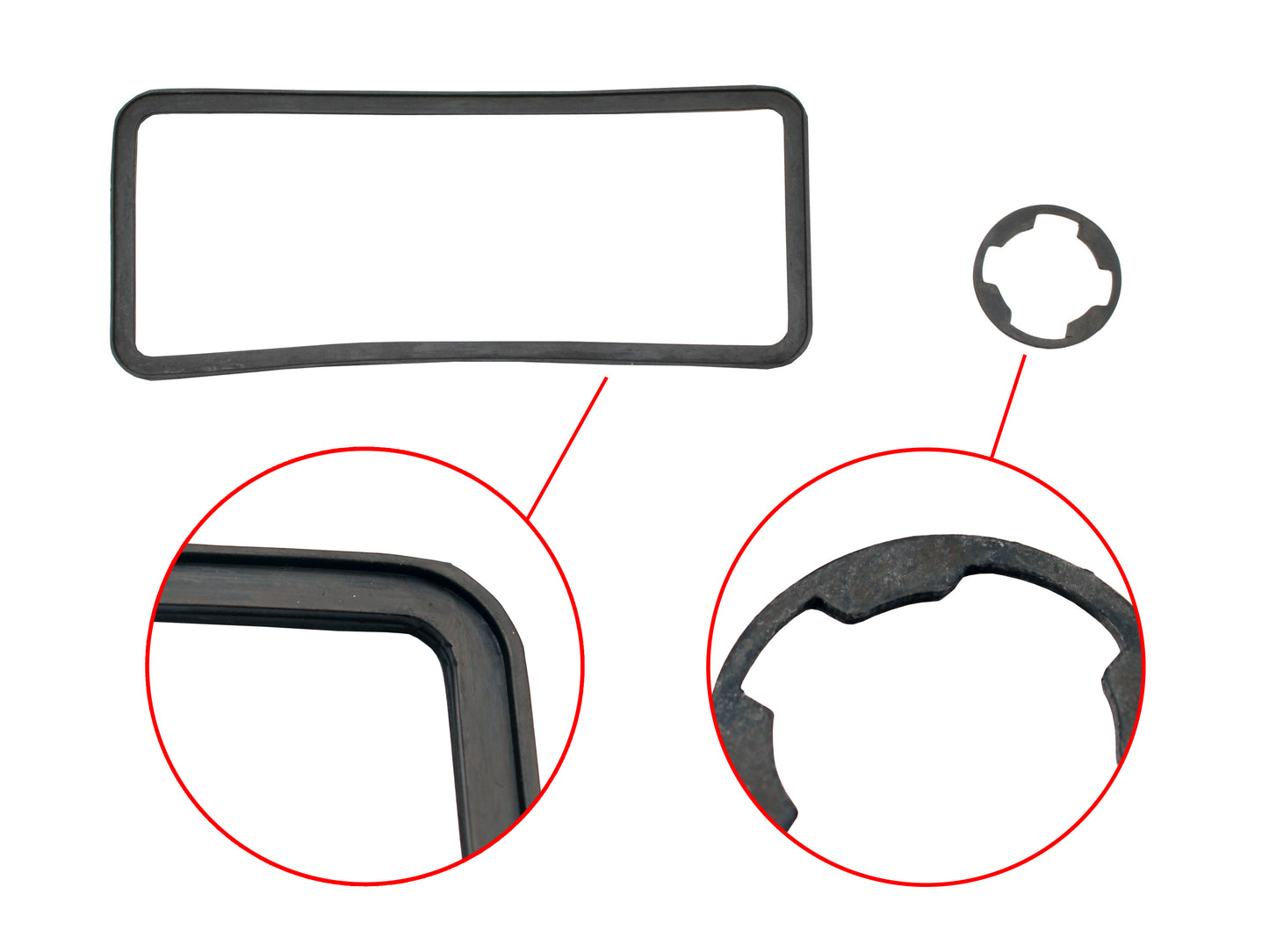 Gasket Kit Door Handle XB XC ZG ZH 2 Door - DHGSXB-XC2