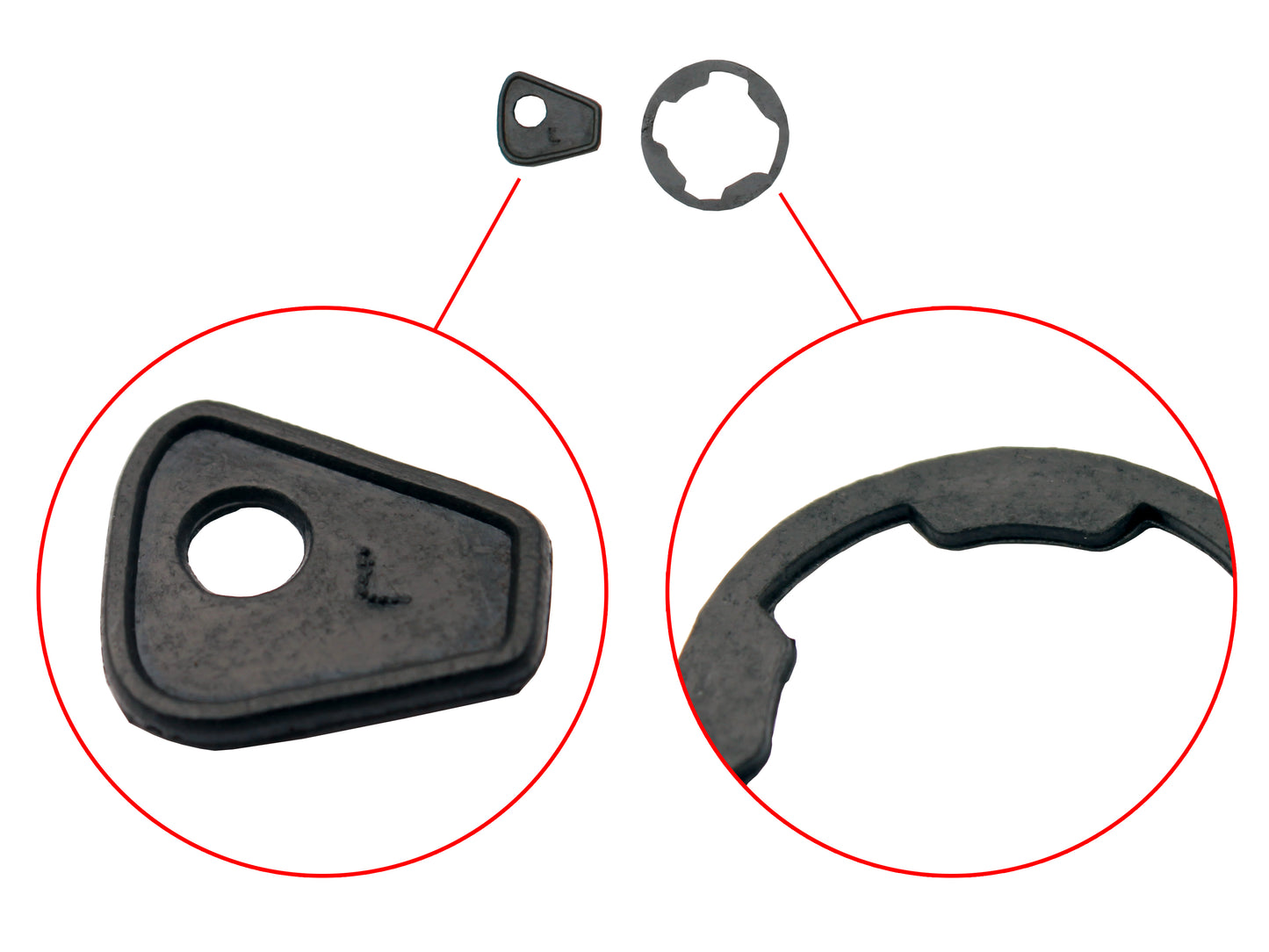 Gasket Kit Door Handle XR XT XW XY ZA ZB ZC ZD Inc Door Lock Kit - DHGSXR-Y