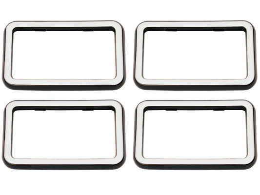 Surround Inner Door Handle VB VC VH VK VL Commodore Chrome/Black - DHS1001
