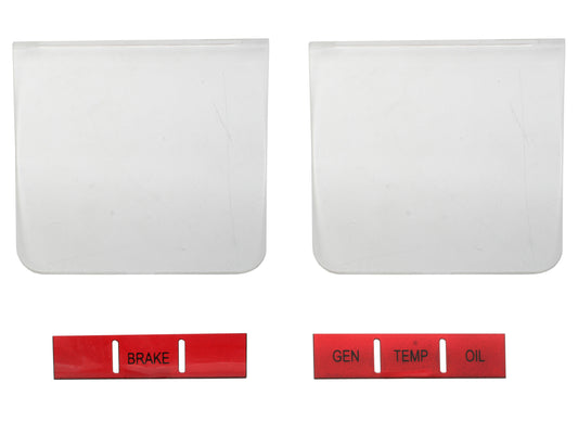 Dash Lens Kit HQ Large Vdo/Brake/Warning Gauges - DIL1005