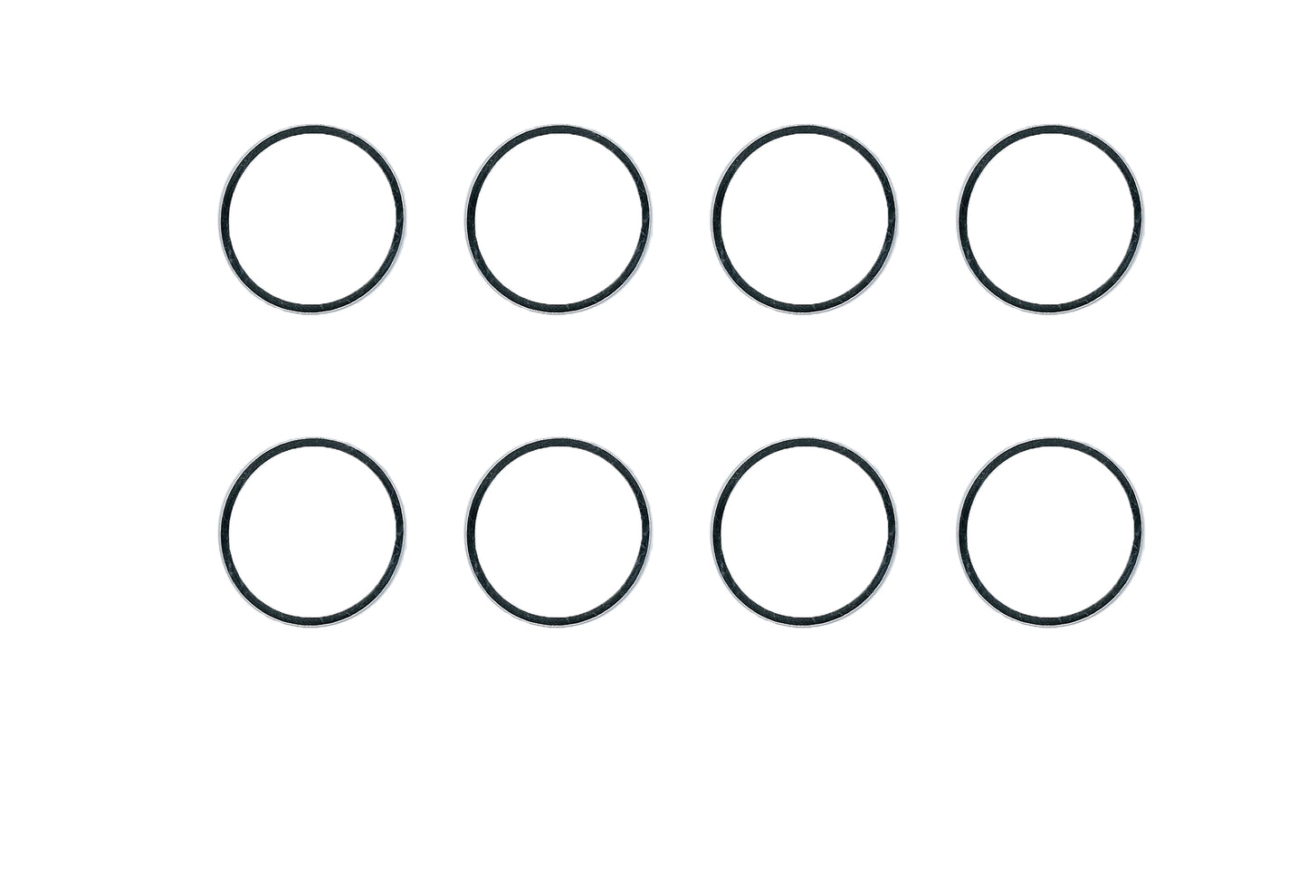 Dash Knob Chrome Ring Kit HK HT HG (8 Pcs) - DK1000