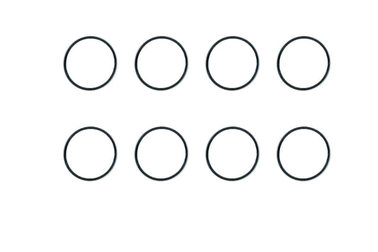 Dash Knob Chrome Ring Kit HK HT HG (8 Pcs) - DK1000