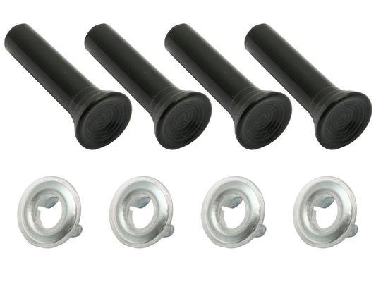 Door Lock Knob Kit (4) Black HK HT HG HQ HJ HX HZ WB LC LH LX UC Inc Ferr - DLK1