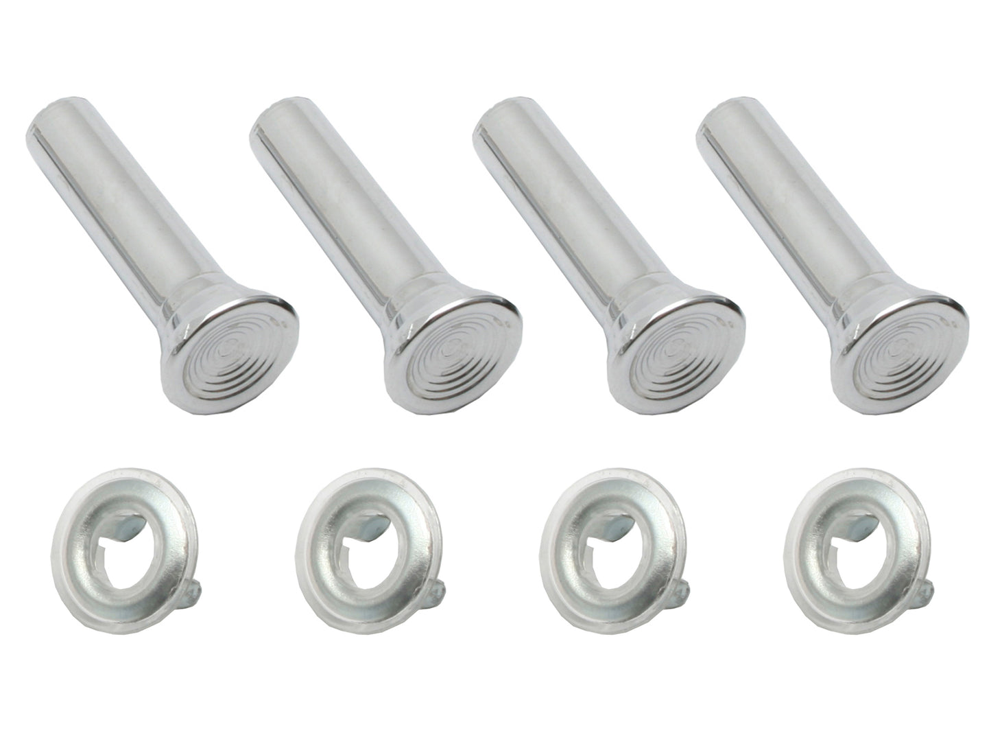 Door Lock Knob Kit (4) Chrome HK HT HG HQ HJ HX HZ WB LC LH LX UC Inc Fer - DLK2