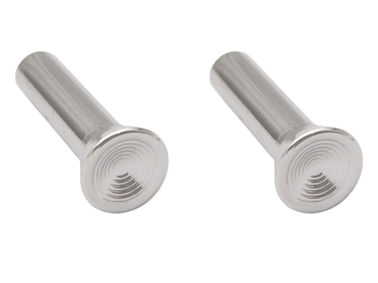 Door Lock Knob Kit (2) Chrome HK HT HG HQ HJ HX HZ WB LC LJ LH LX UC No Ferrule - DLK9