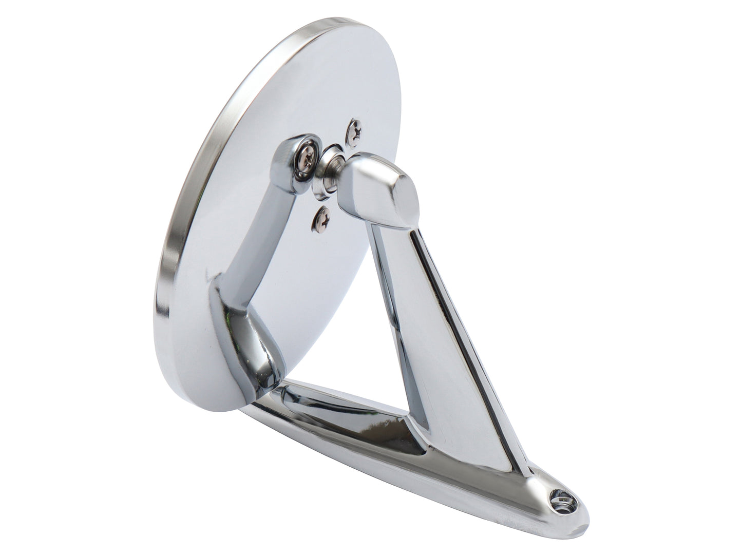 Door Mirror Universal Chrome Round Left Or Right - DM1034
