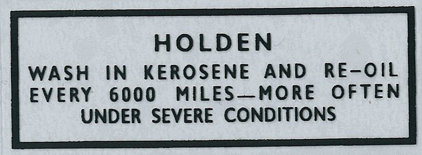 Decal HD HR Oil Cap - DOC4