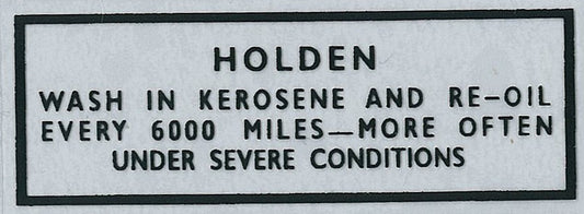 Decal HD HR Oil Cap - DOC4