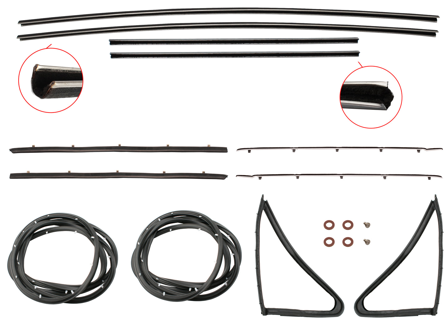 Door Rubber Kit EJ EH Front All - DRKEJ1
