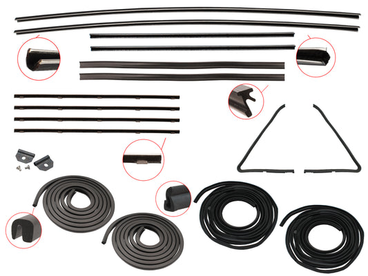 Door Rubber Kit FE FC Front All - DRKFE1
