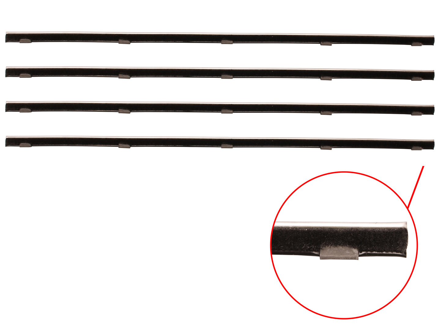 Door Rubber Kit FE FC Front All - DRKFE1