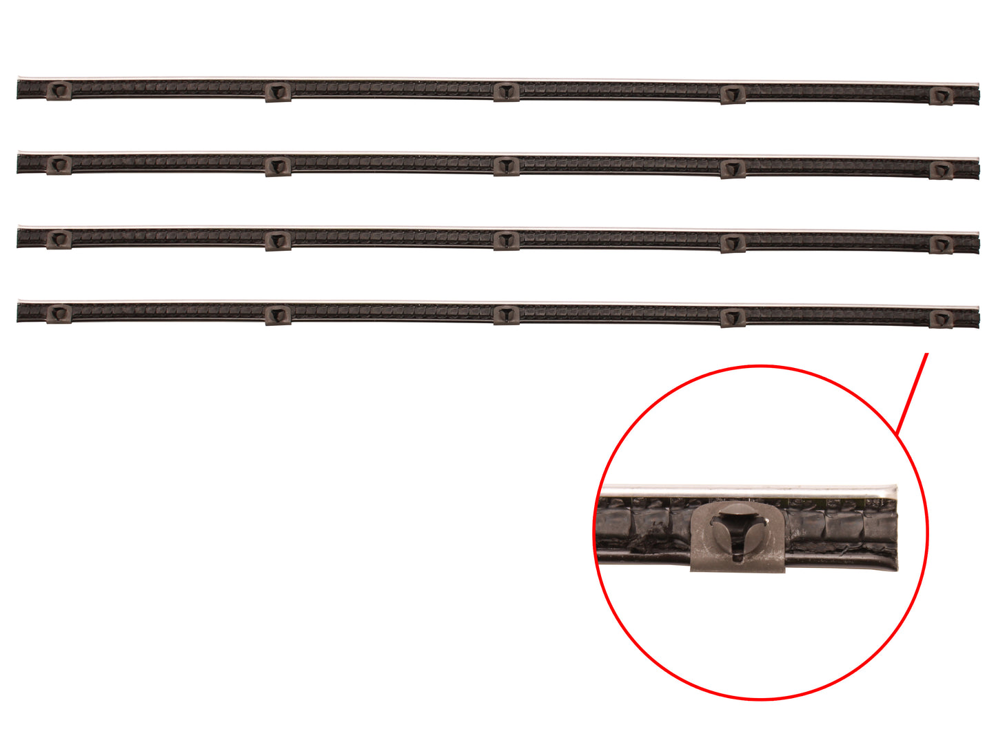 Door Rubber Kit FE FC Front All - DRKFE1